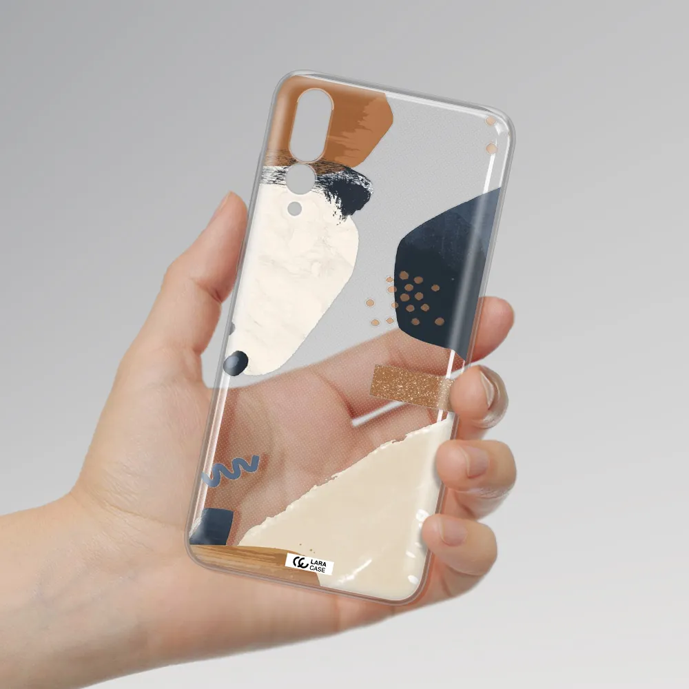 Abstract Design Huawei P20 Pro Clear TPU Case