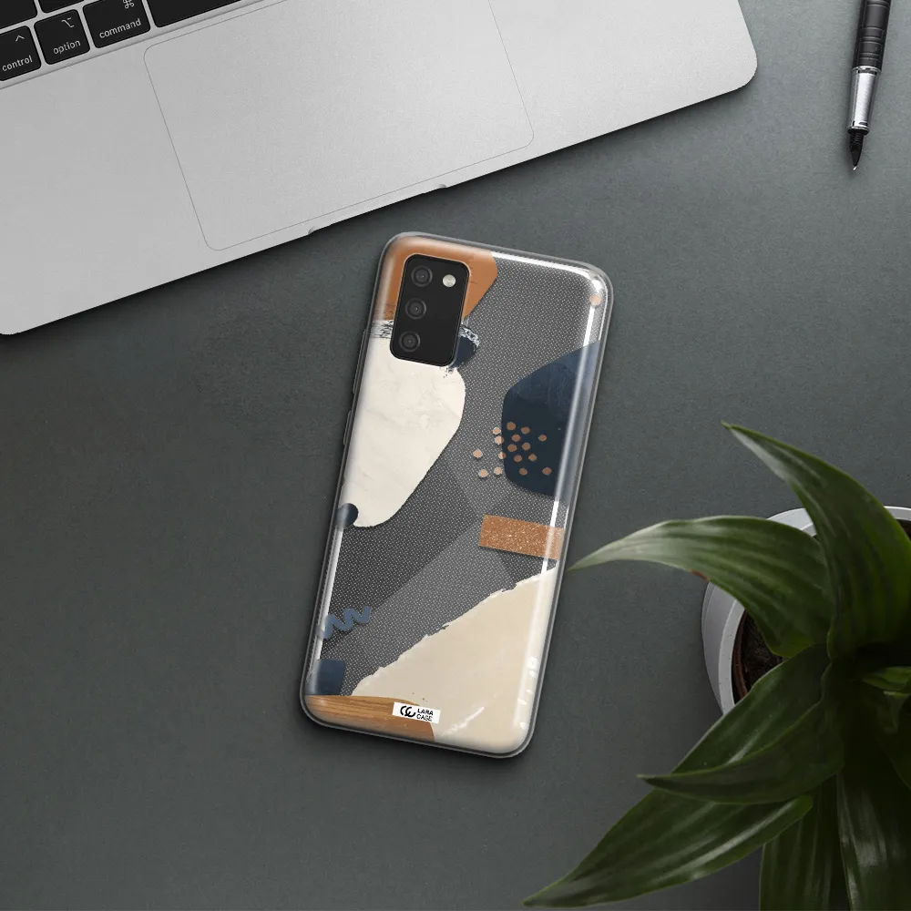 Abstract Design Samsung A02S Clear TPU Case