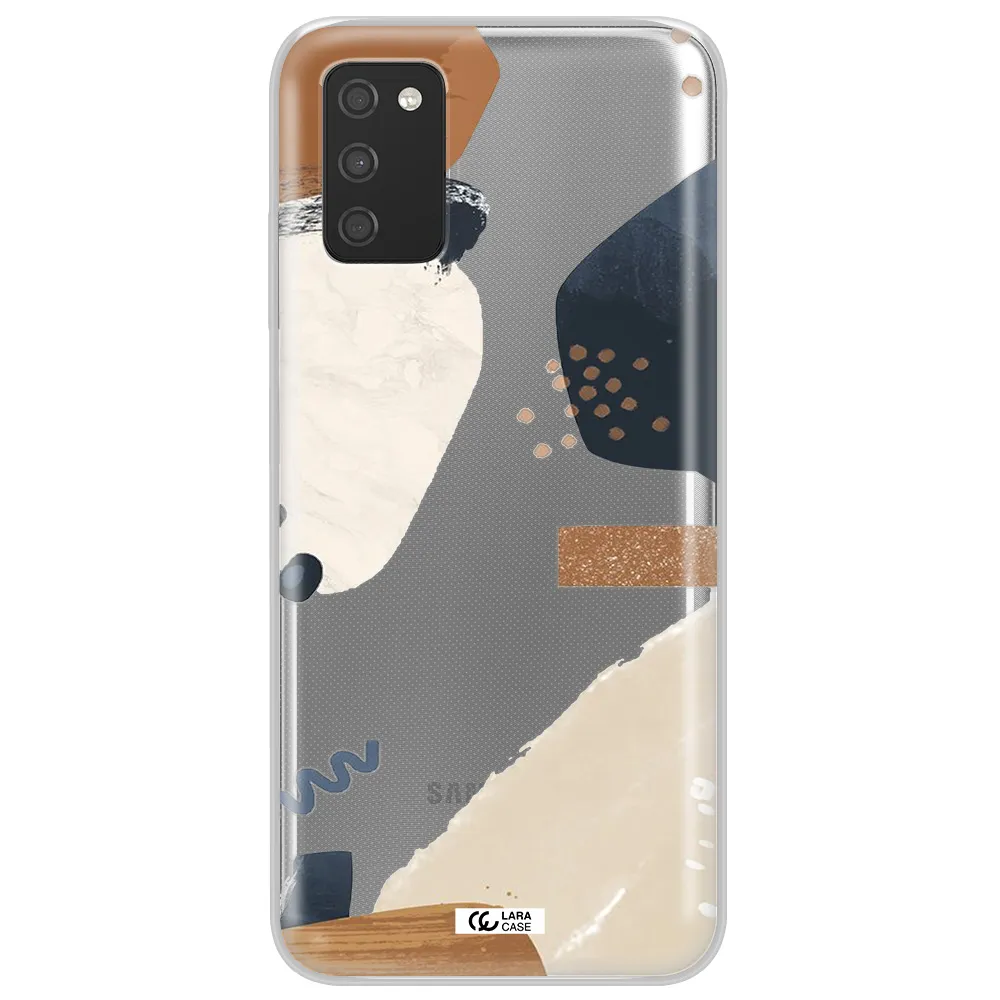 Abstract Design Samsung A03S Clear TPU Case