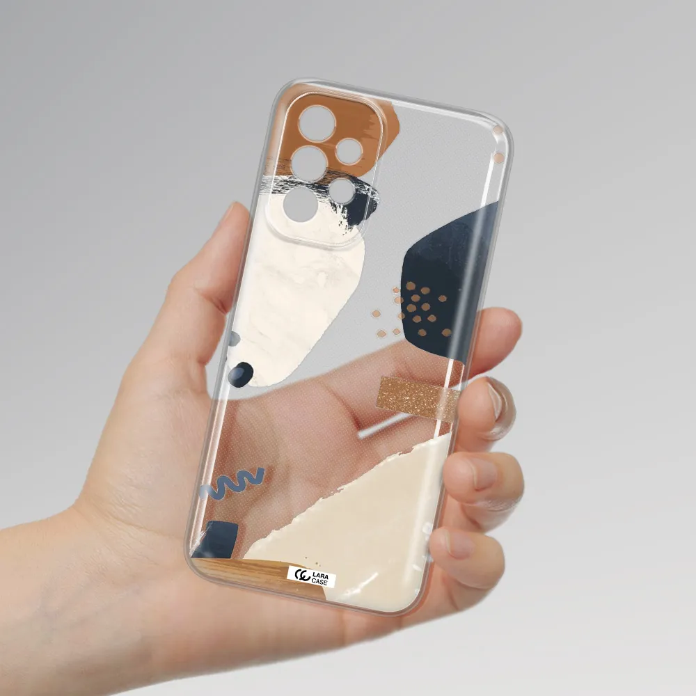 Abstract Design Samsung A23 5G Clear Tpu Case
