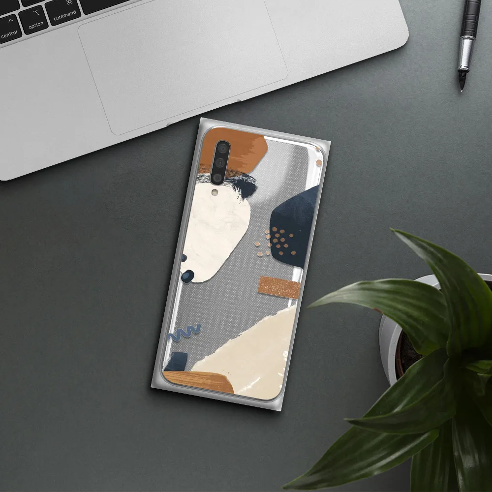 Abstract Design Samsung A50S Clear Tpu Case