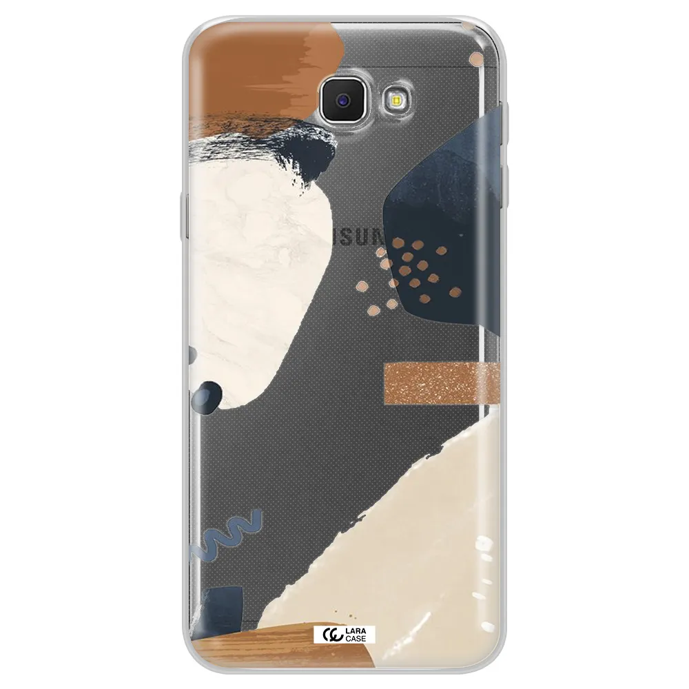 Abstract Design Samsung J5 Prime Clear TPU Case