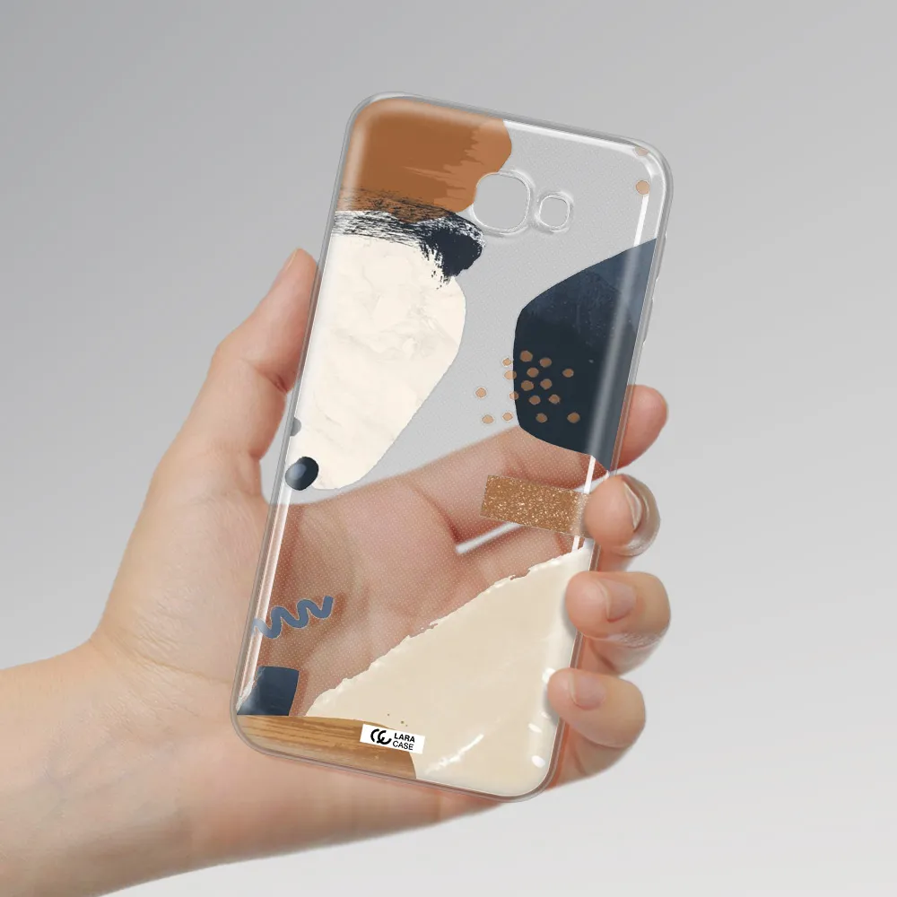 Abstract Design Samsung J5 Prime Clear TPU Case