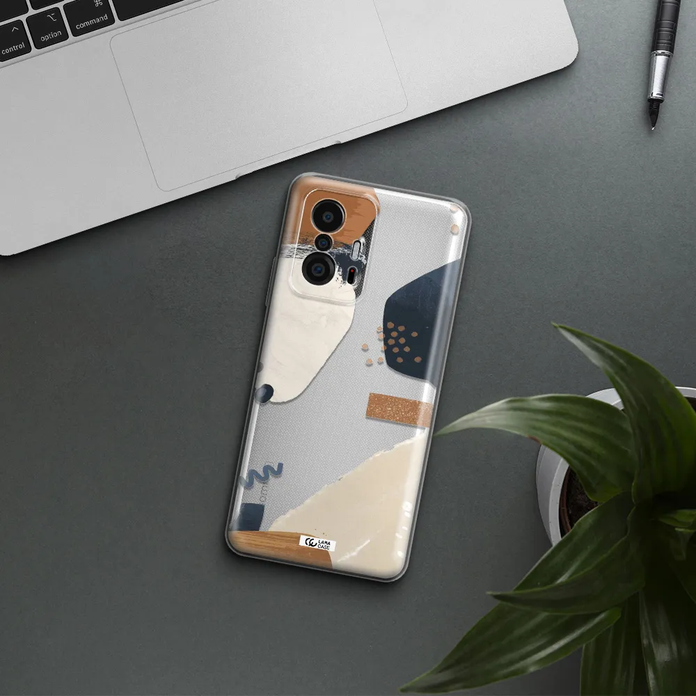 Abstract Design Xiaomi 11T Clear Tpu Case