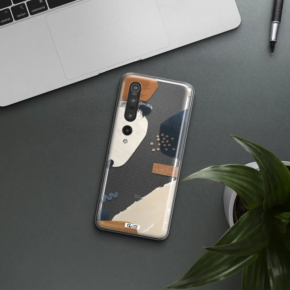 Abstract Design Xiaomi Mi 10 Pro Clear TPU Case