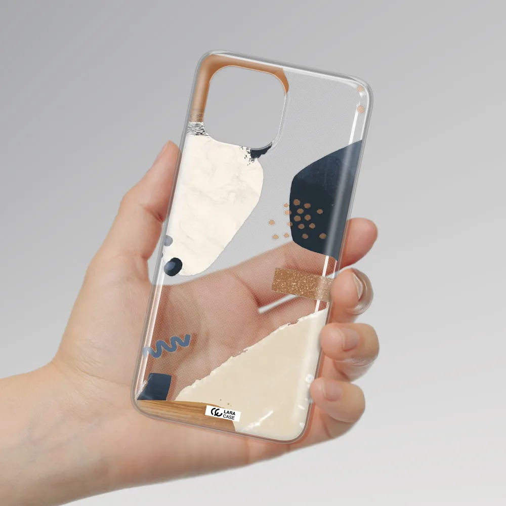 Abstract Design Xiaomi Mi 11 Lite Clear TPU Case