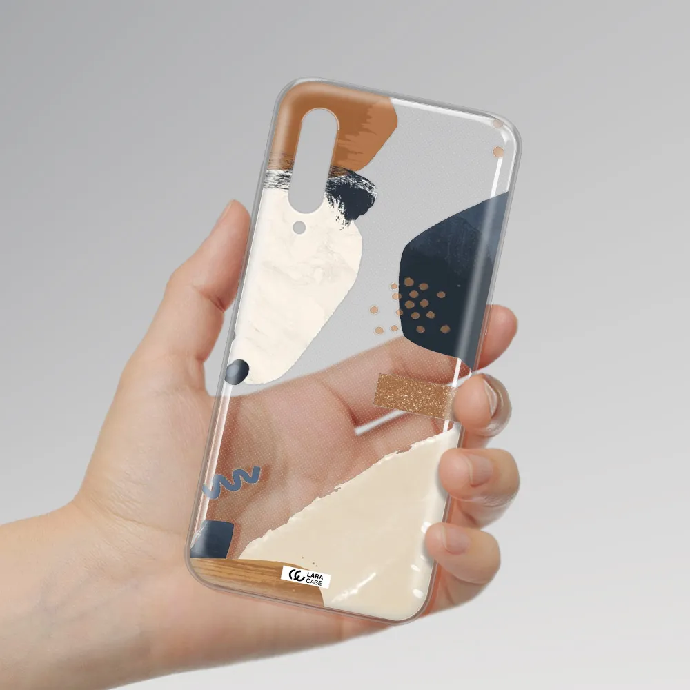 Abstract Design Xiaomi Mi 9 Clear TPU Case