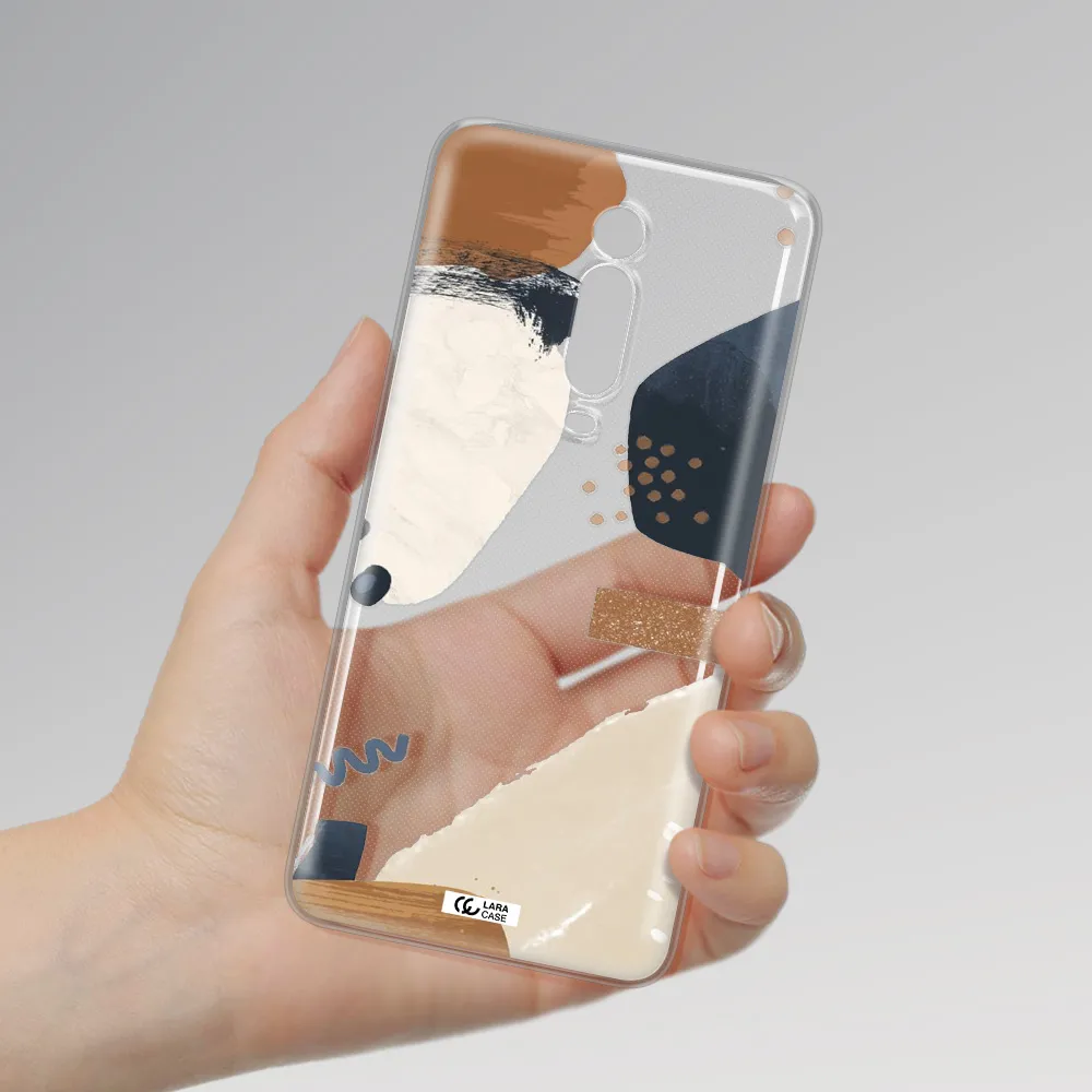 Abstract Design Xiaomi Mi 9T Clear TPU Case