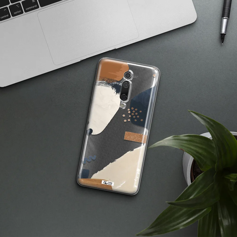 Abstract Design Xiaomi Mi 9T Clear TPU Case