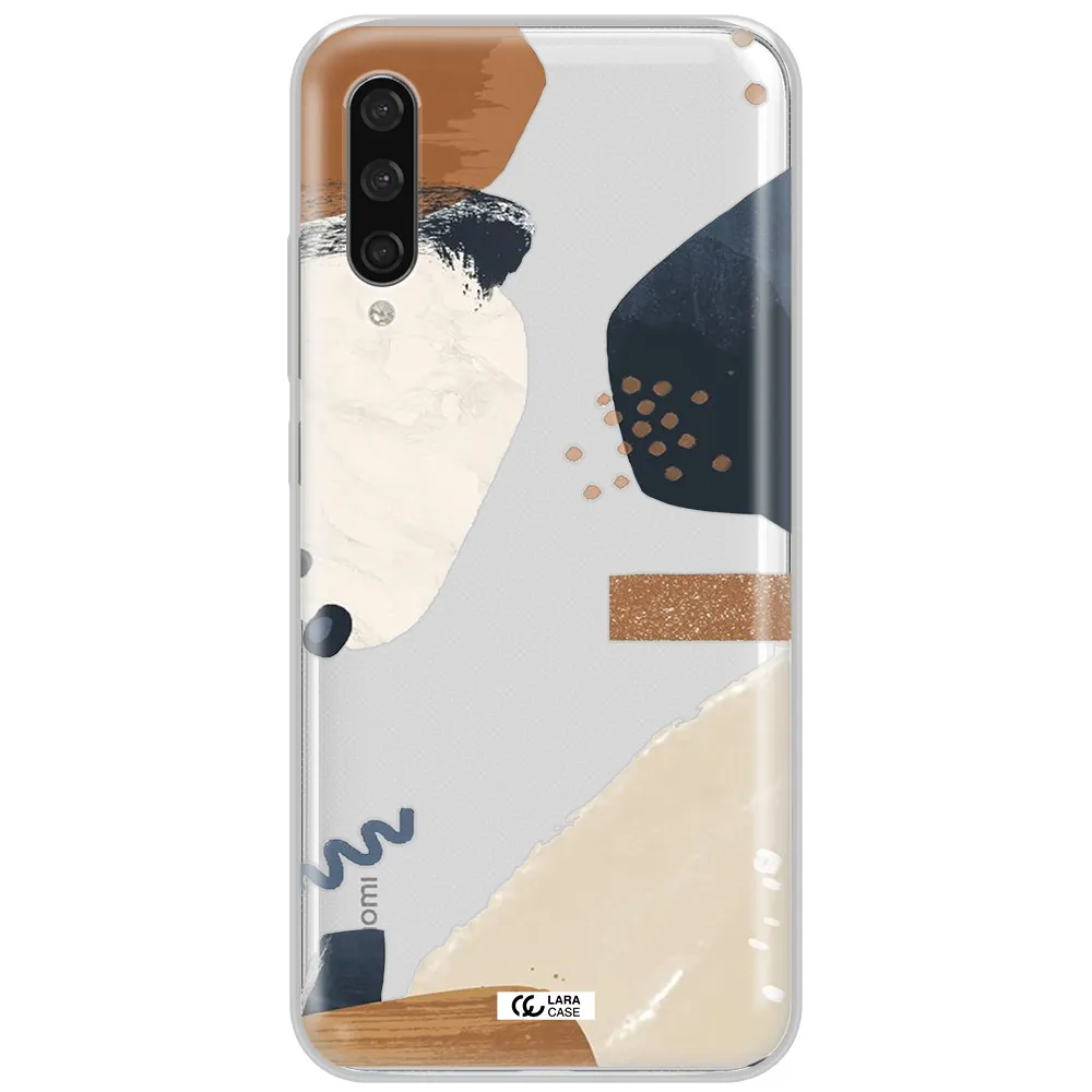Abstract Design Xiaomi Mi A3 Clear Tpu Case