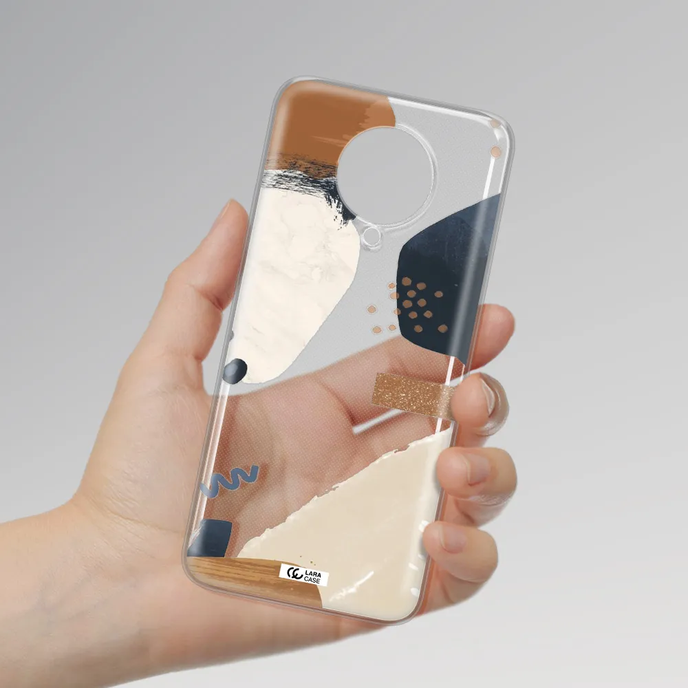 Abstract Design Xiaomi Poco F2 Pro Clear TPU Case