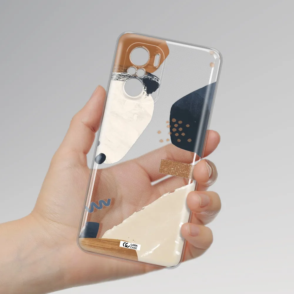 Abstract Design Xiaomi Poco F3 Clear Tpu Case