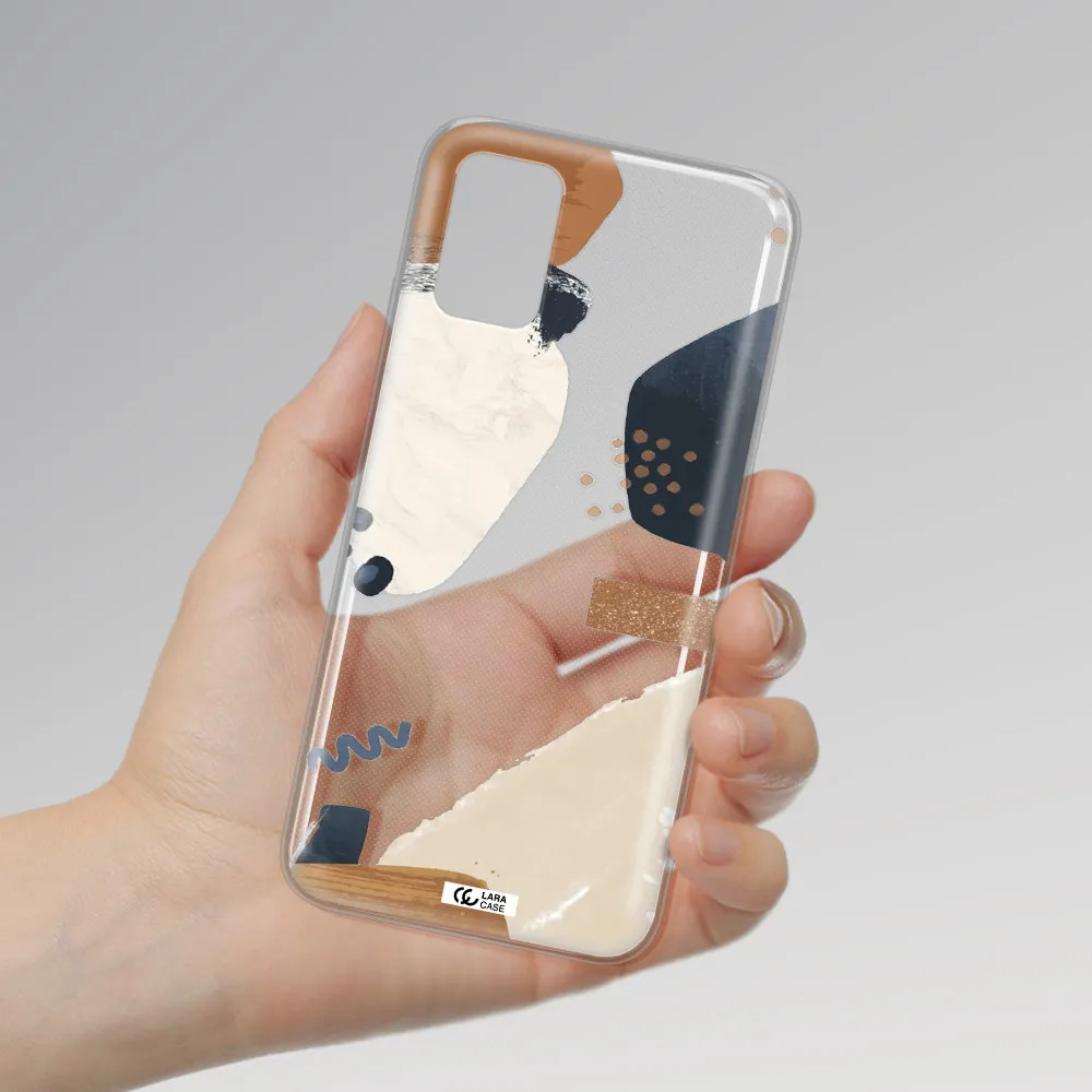 Abstract Design Xiaomi Poco M3 Clear TPU Case