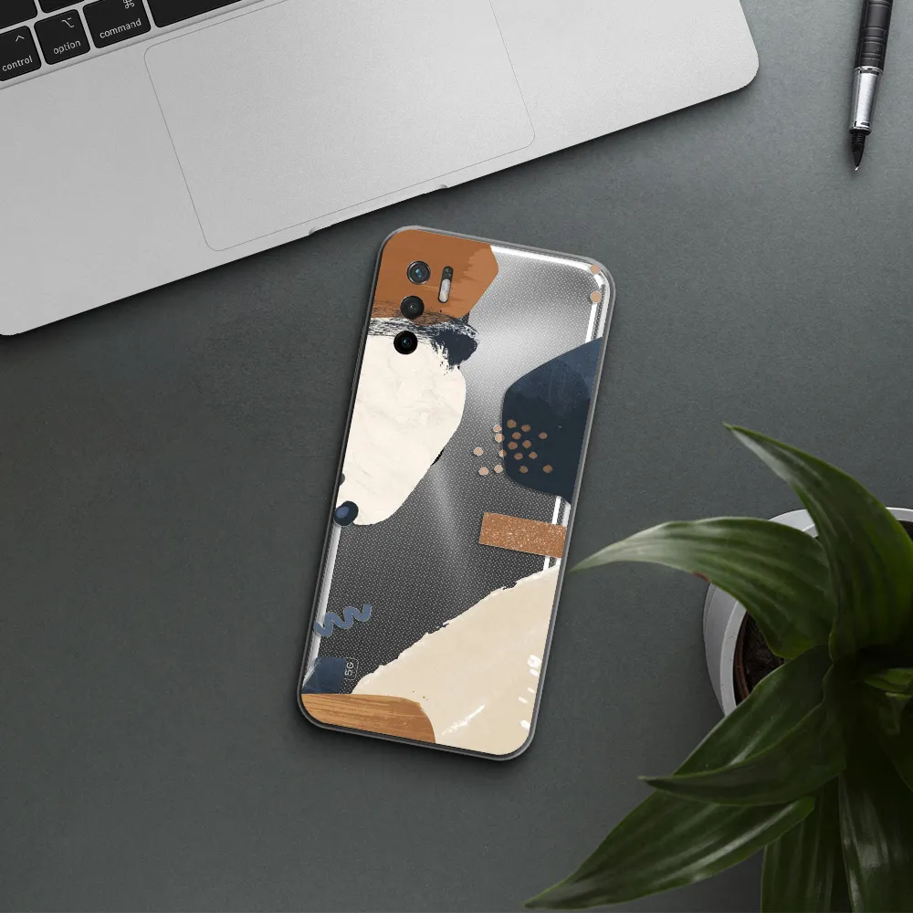 Abstract Design Xiaomi Poco M3 Pro Clear Tpu Case