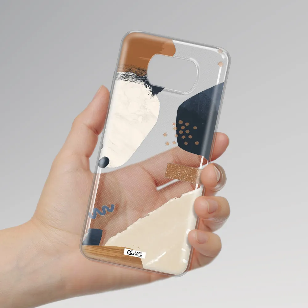 Abstract Design Xiaomi Poco X3 Clear TPU Case