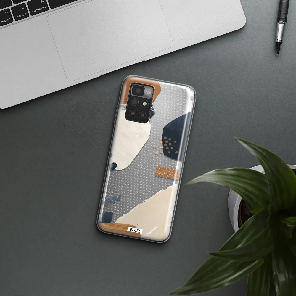 Abstract Design Xiaomi Redmi 10 Clear TPU Case