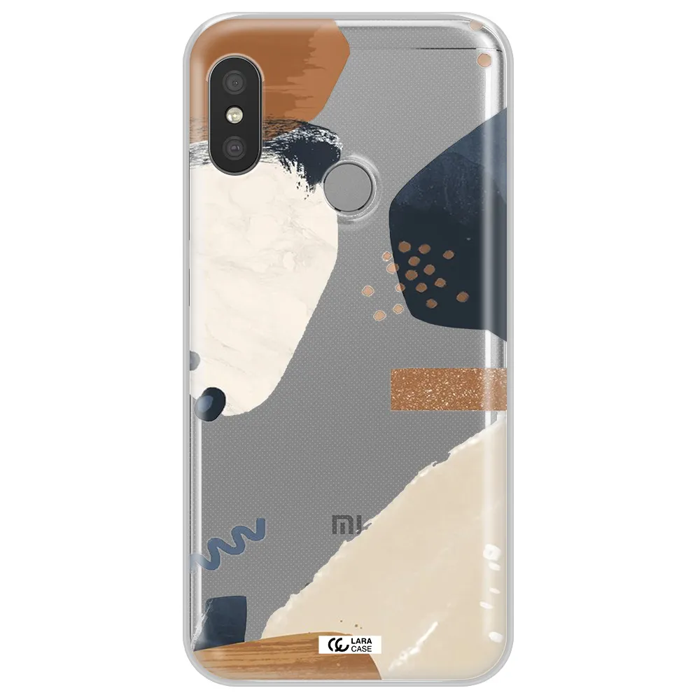 Abstract Design Xiaomi Redmi 6 Pro Clear TPU Case