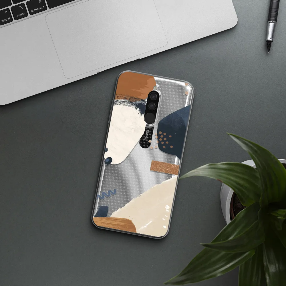 Abstract Design Xiaomi Redmi 8 Clear Tpu Case