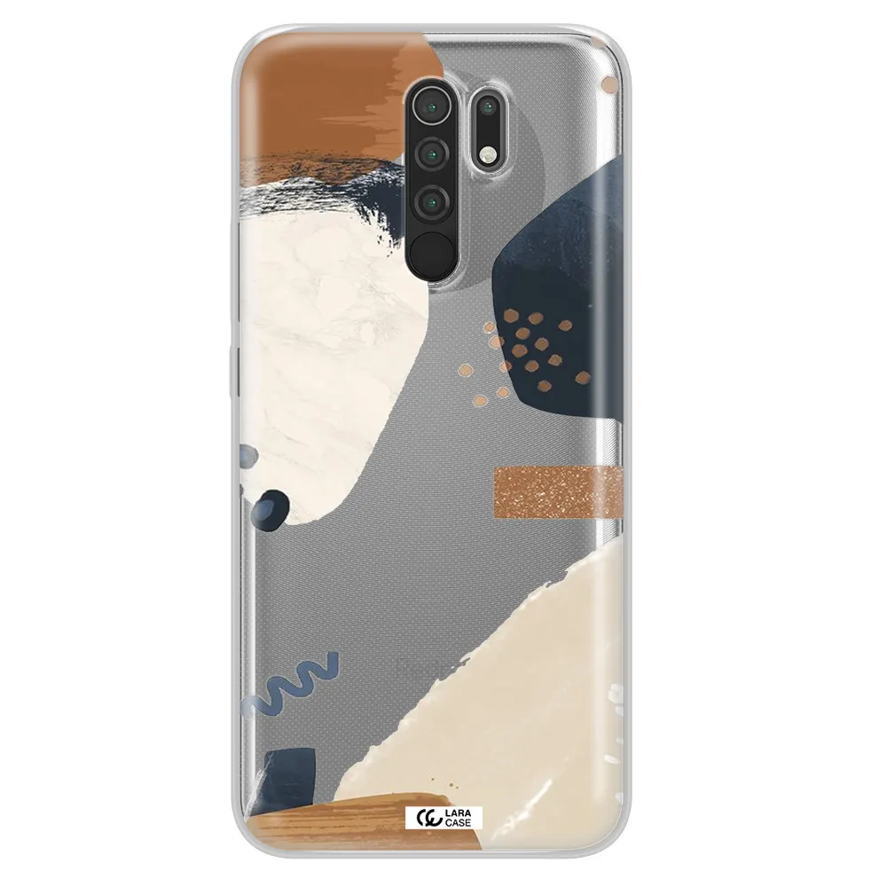 Abstract Design Xiaomi Redmi 9 Clear TPU Case