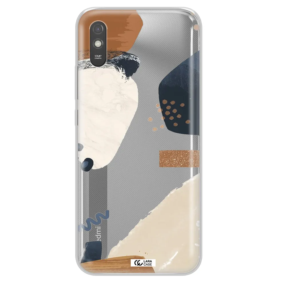 Abstract Design Xiaomi Redmi 9A Clear TPU Case