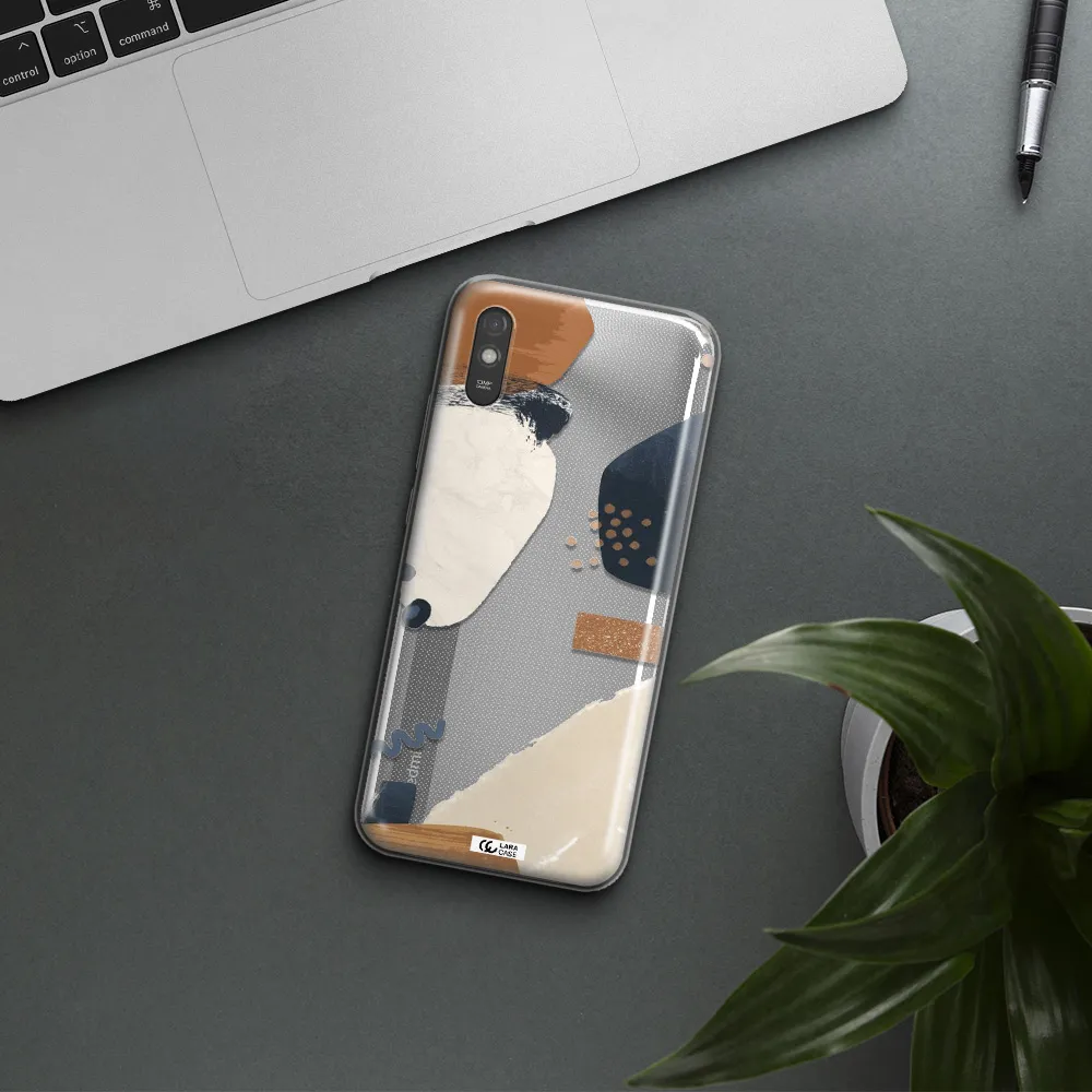 Abstract Design Xiaomi Redmi 9A Clear TPU Case