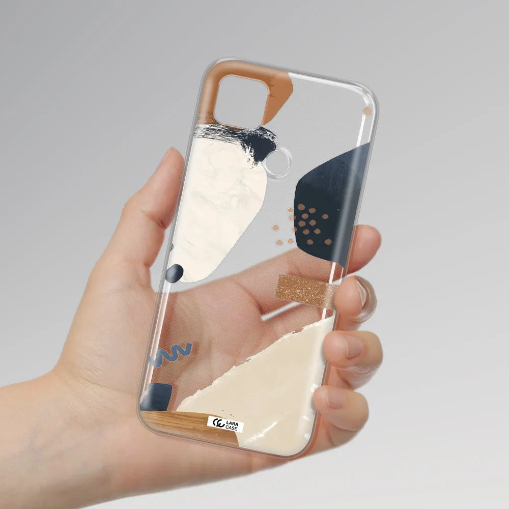 Abstract Design Xiaomi Redmi 9C Clear TPU Case