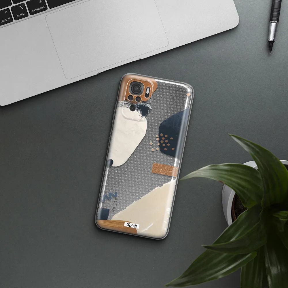 Abstract Design Xiaomi Redmi Note 10S Clear Tpu Case