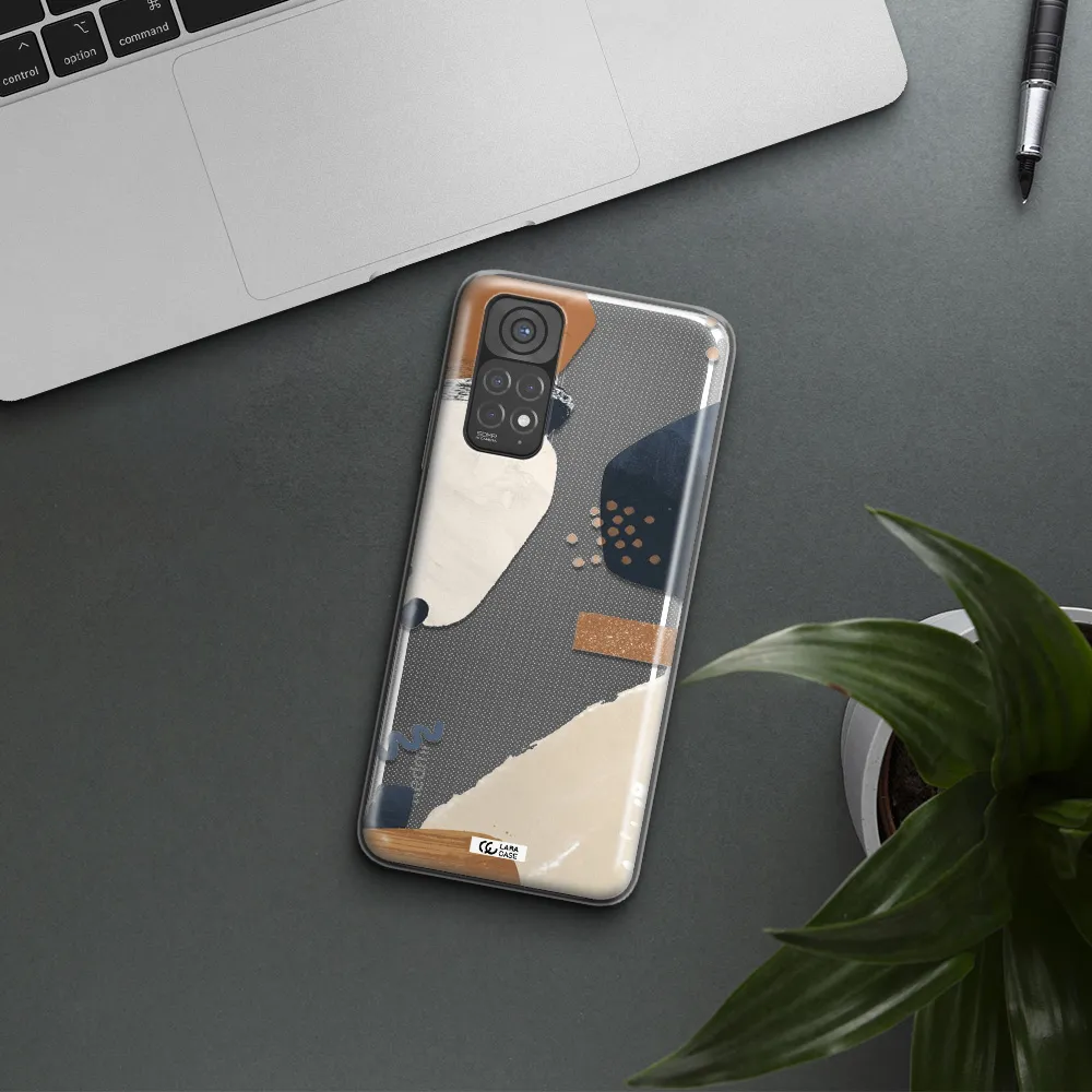 Abstract Design Xiaomi Redmi Note 11 Clear TPU Case