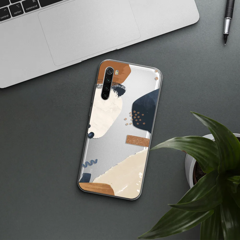 Abstract Design Xiaomi Redmi Note 8T Clear Tpu Case