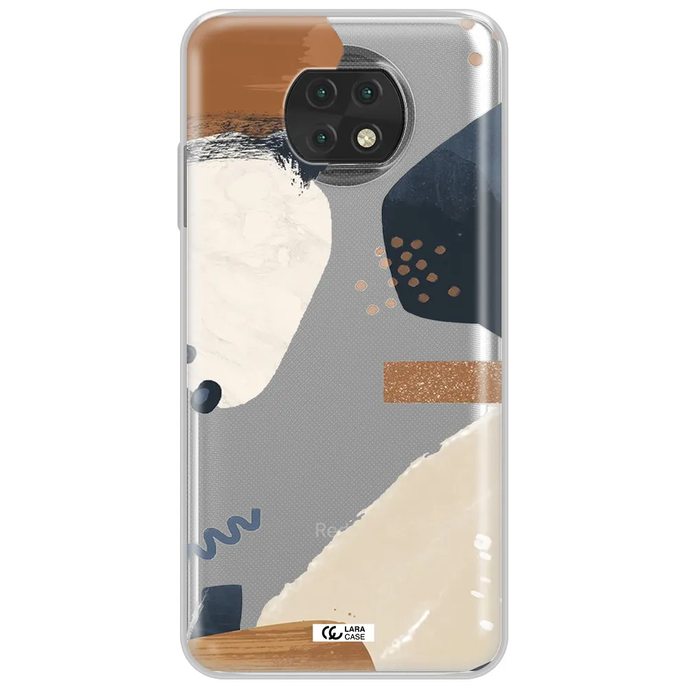 Abstract Design Xiaomi Redmi Note 9T Clear Tpu Case