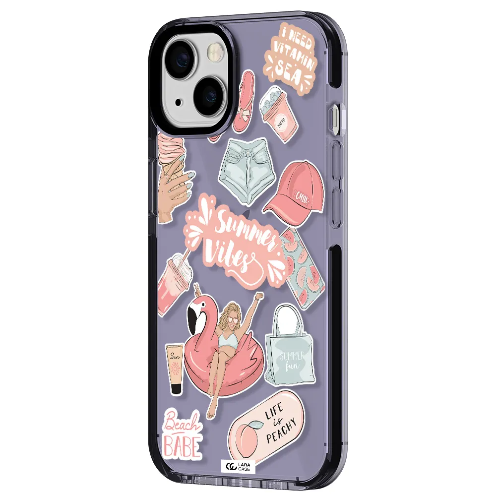 Summer Vibes Sticker Apple iPhone 13 impact Lilac Case