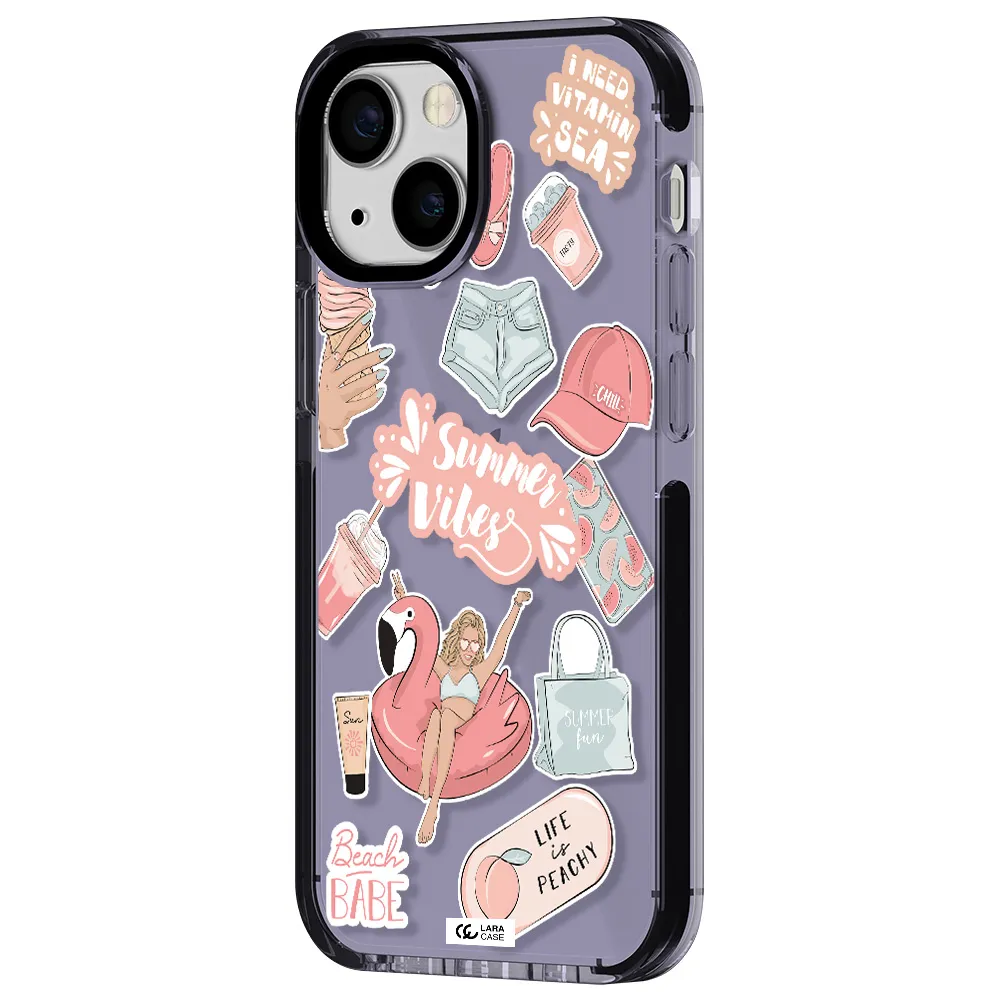 Summer Vibes Sticker Apple iPhone 13 mini impact Lilac Case