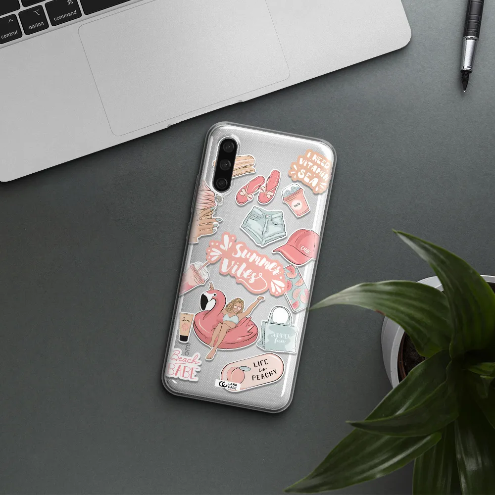 Summer Vibes Sticker Xiaomi Mi A3 Clear Tpu Case