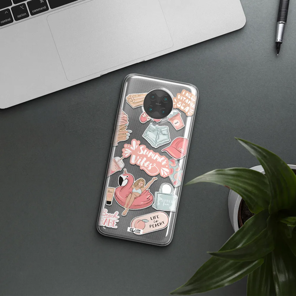 Summer Vibes Sticker Xiaomi Poco F2 Pro Clear TPU Case