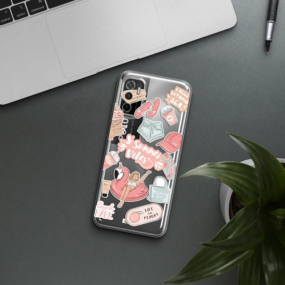 Summer Vibes Sticker Xiaomi Poco M3 Pro Clear Tpu Case