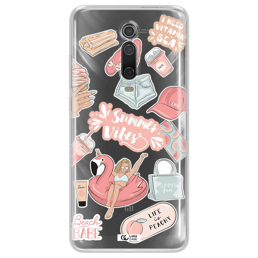 Summer Vibes Sticker Xiaomi Redmi K20 Clear Tpu Case