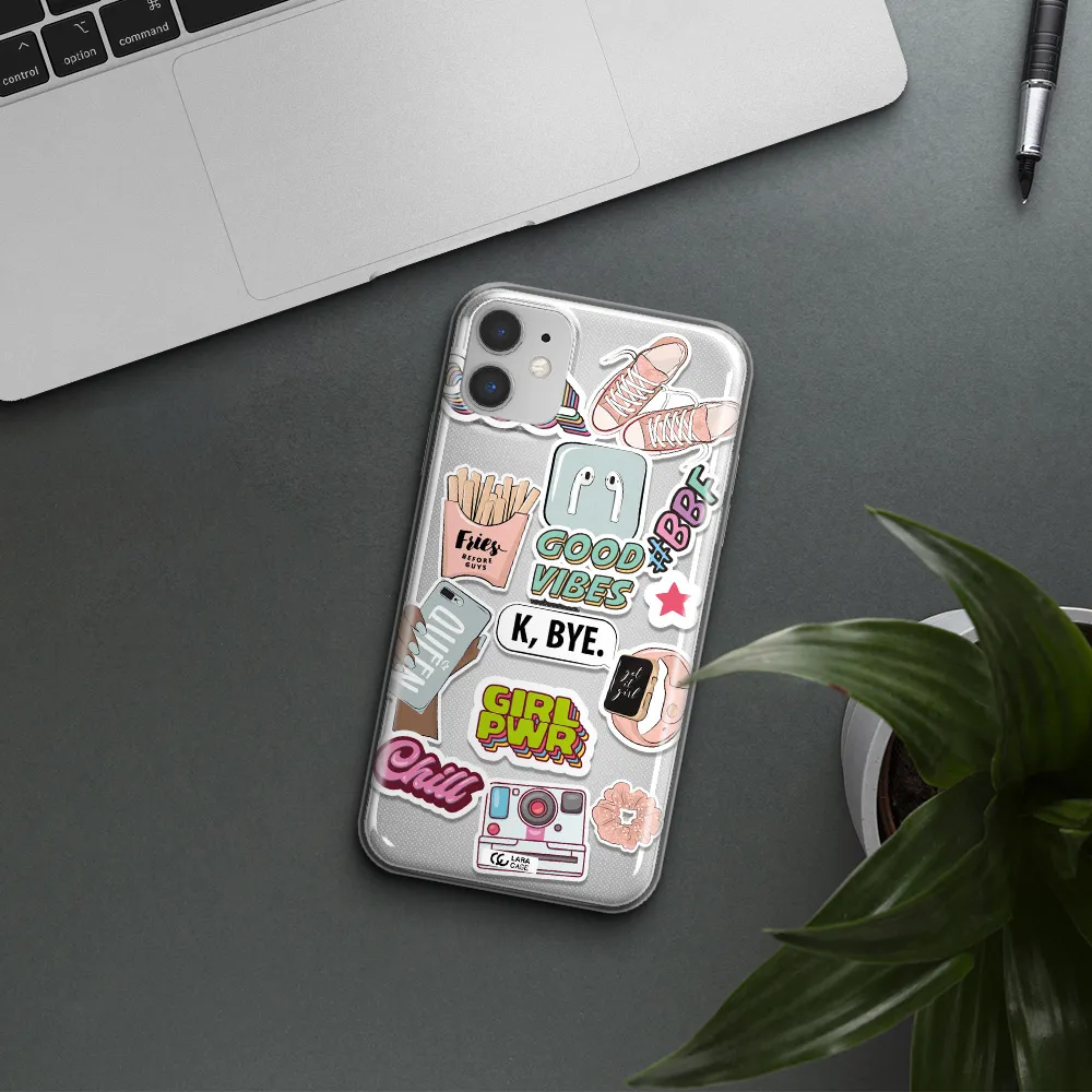 Girl Power Apple iPhone 11 Clear TPU Case