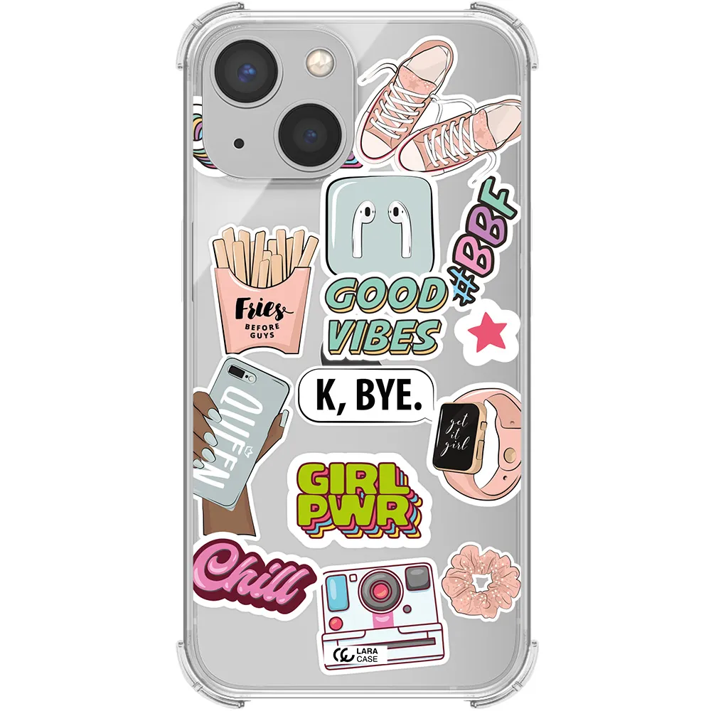 Girl Power Apple iPhone 13 Clear PC Case