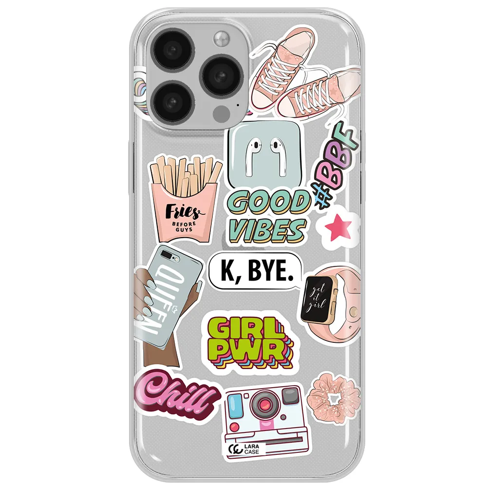 Girl Power Apple iPhone 13 Pro Clear TPU Case