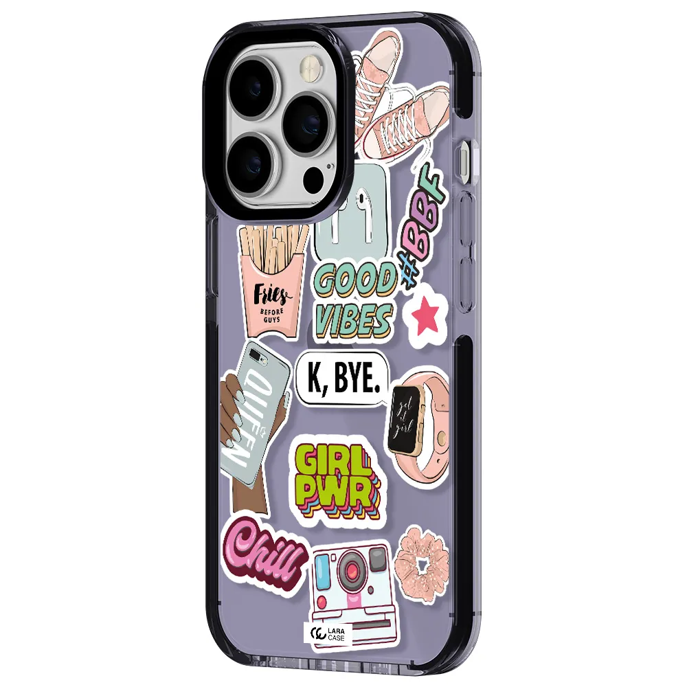 Girl Power Apple iPhone 13 Pro impact Lilac Case