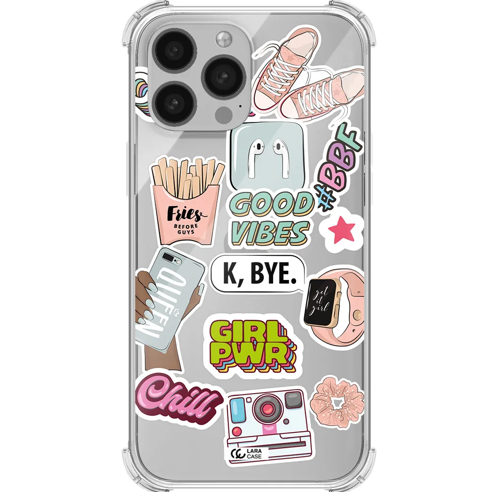 Girl Power Apple iPhone 13 Pro Max Clear PC Case