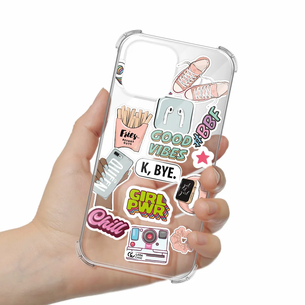 Girl Power Apple iPhone 13 Pro Max Clear PC Case