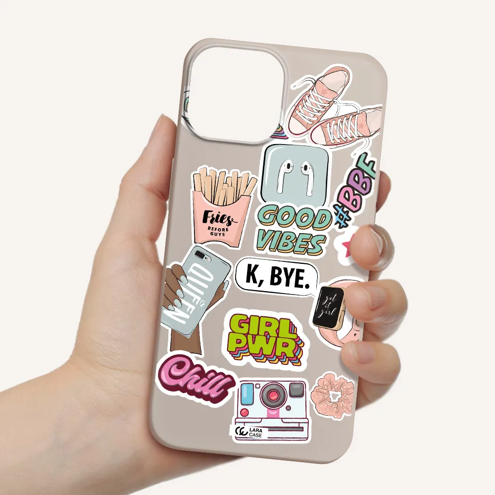 Girl Power Apple iPhone 13 Silicone Stone Case