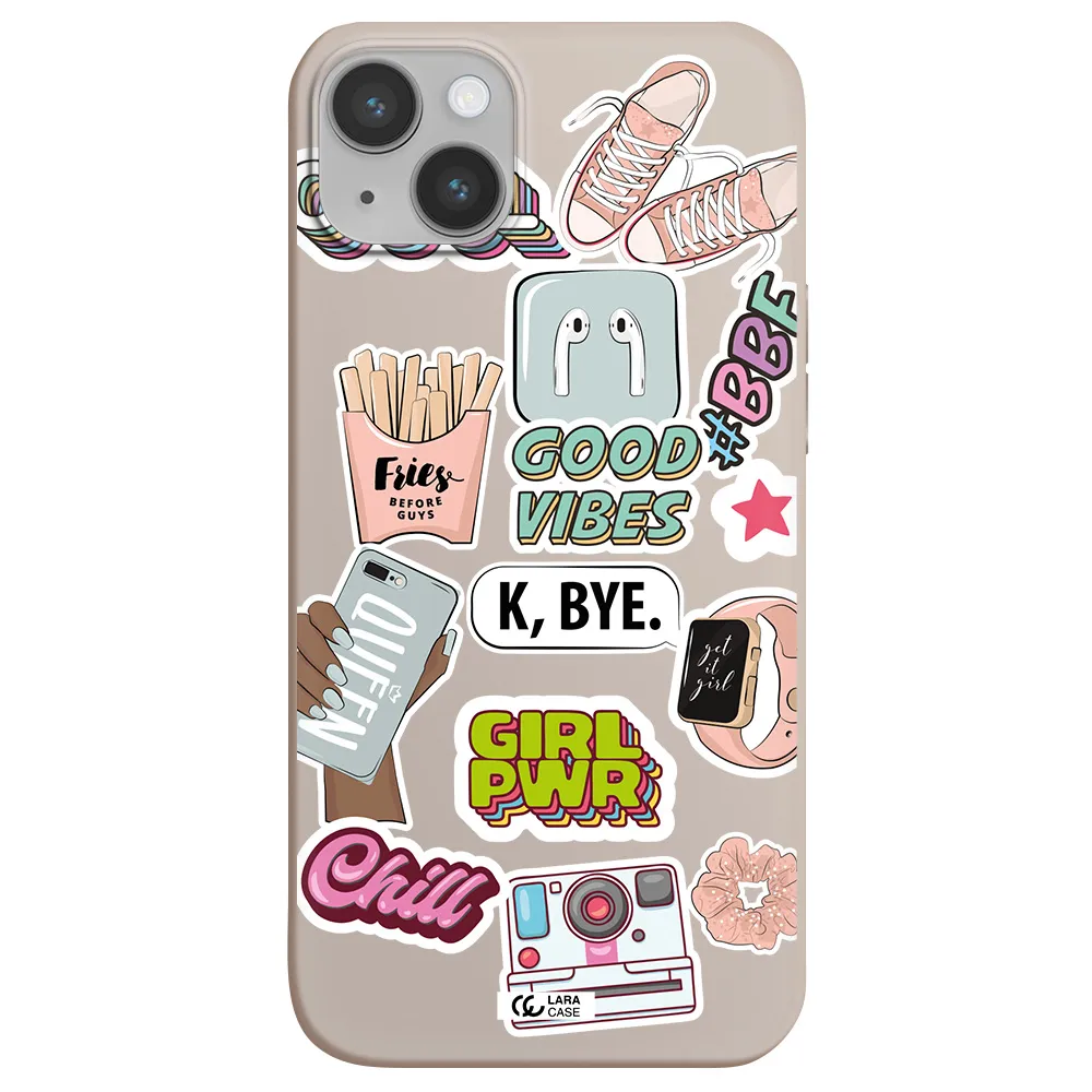 Girl Power Apple iPhone 14 Silicone Stone Case