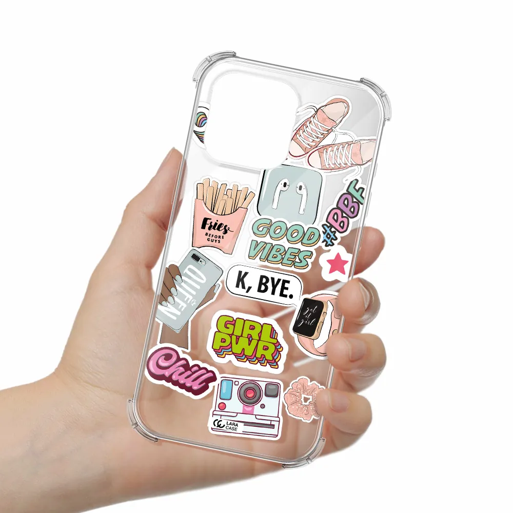 Girl Power Apple Iphone 16 Pro Max Clear Pc Case