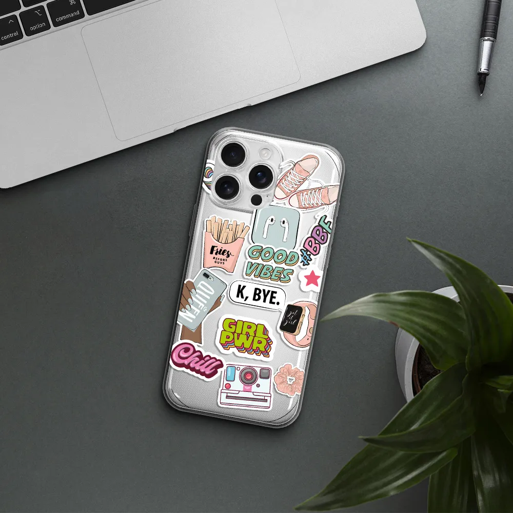 Girl Power Apple Iphone 16 Pro Max Clear Tpu Case