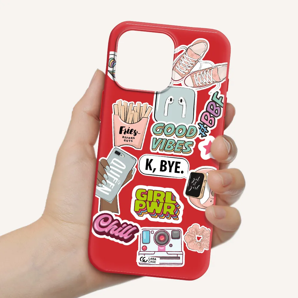 Girl Power Apple Iphone 16 Pro Max Silicone Stone Case