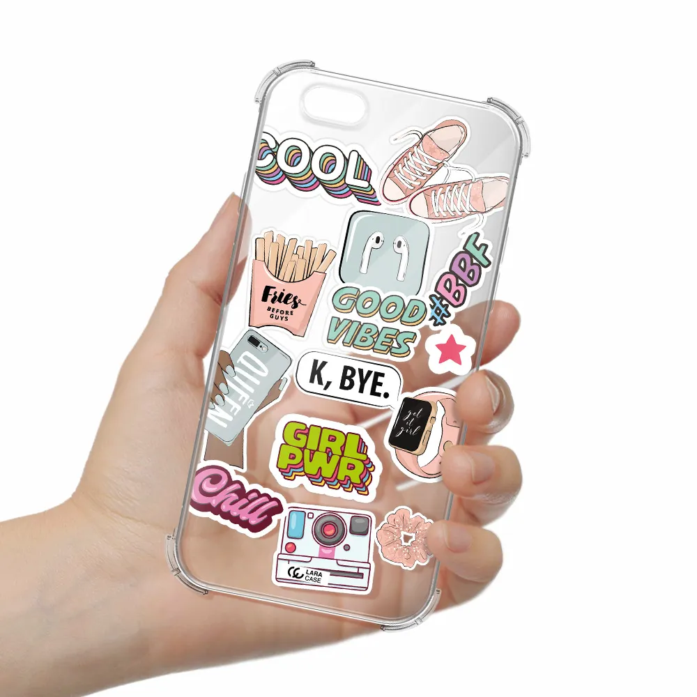 Girl Power Apple iPhone 6 Clear PC Case