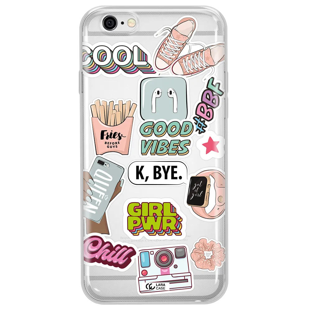 Girl Power Apple iPhone 6 Clear TPU Case