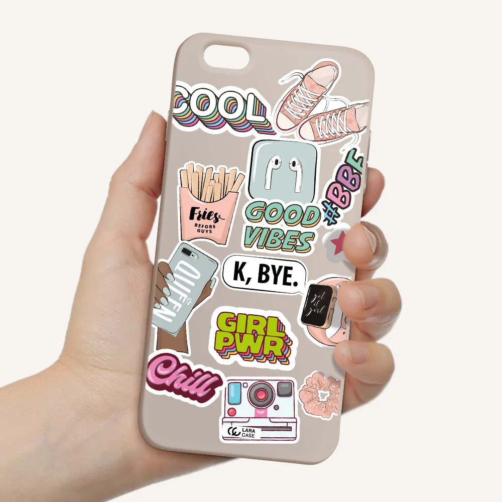 Girl Power Apple iPhone 6 plus Silicone Stone Case